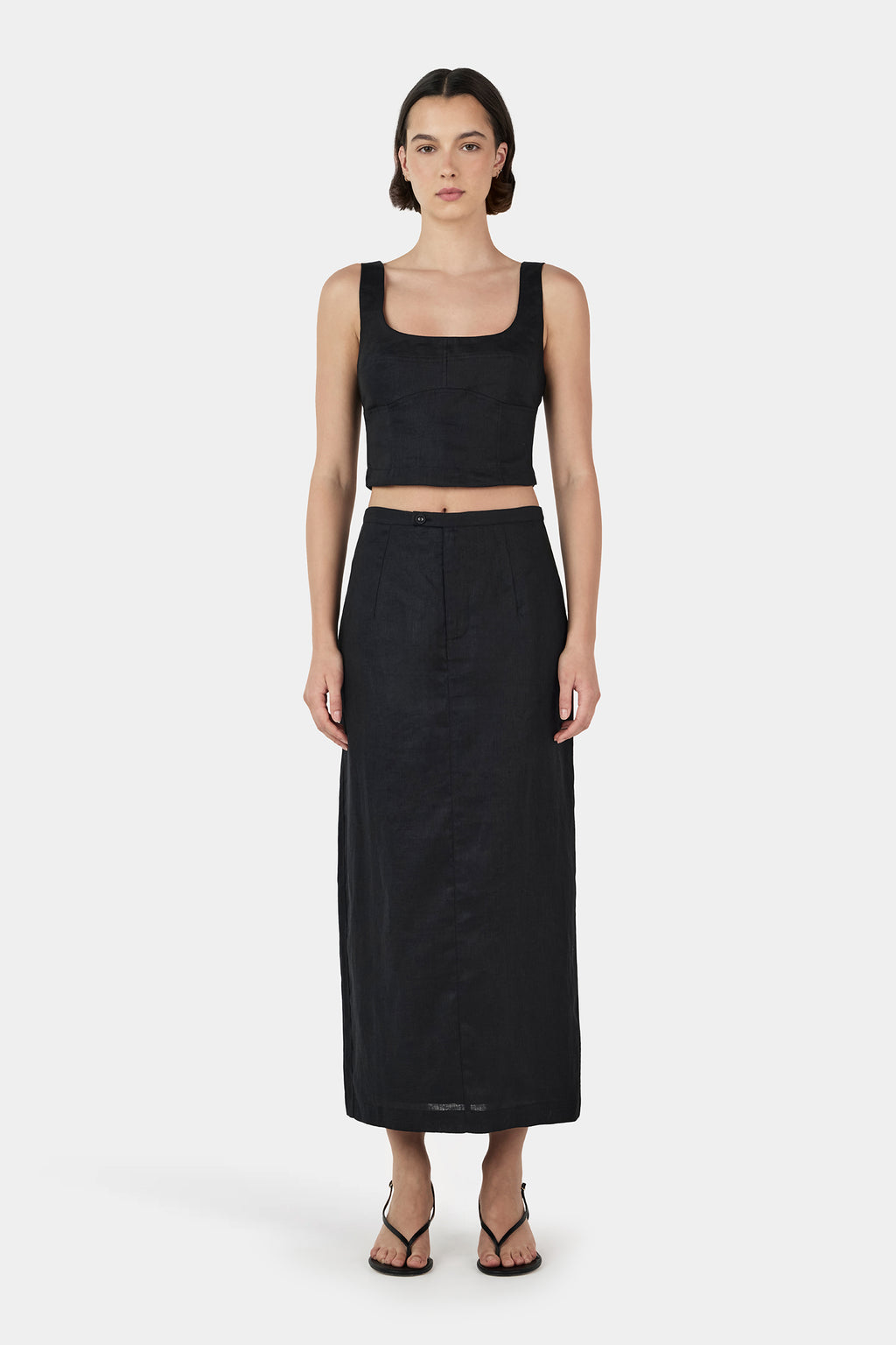 Philomena Midi Skirt Oat main image 0