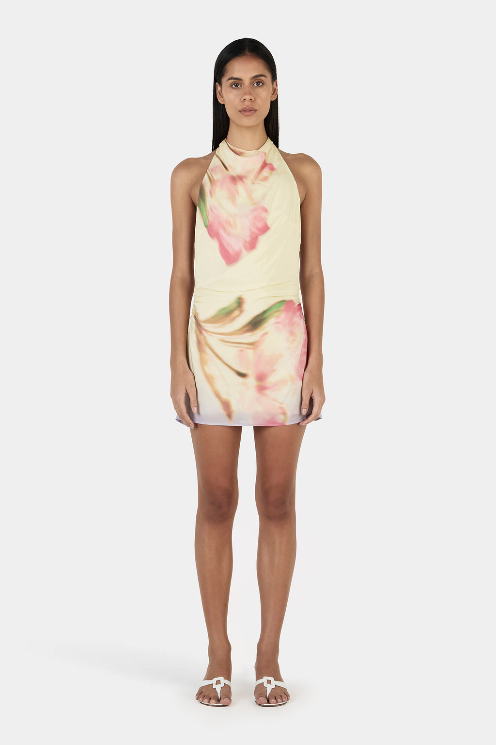 Louisa Mini Dress Golden Drift | Women Mini Dress