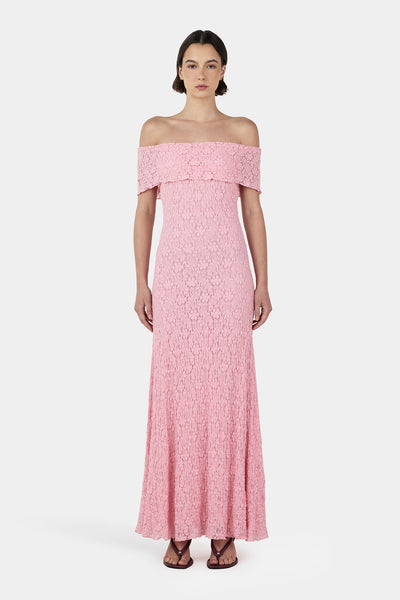 Alba Maxi Dress Peony Pink – OWNLEY ONLINE