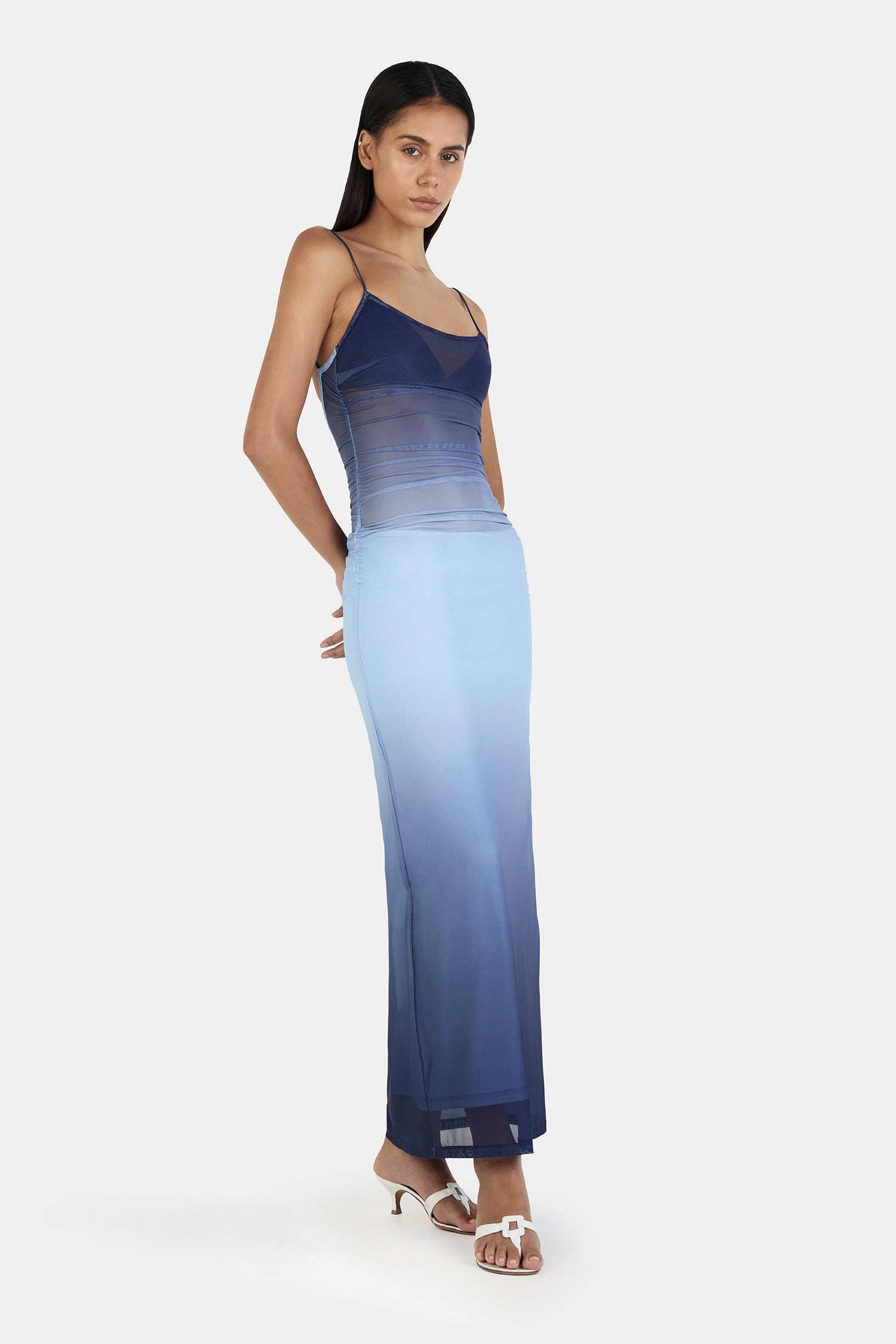Arabella Midi Dress Ocean Gradient – OWNLEY ONLINE