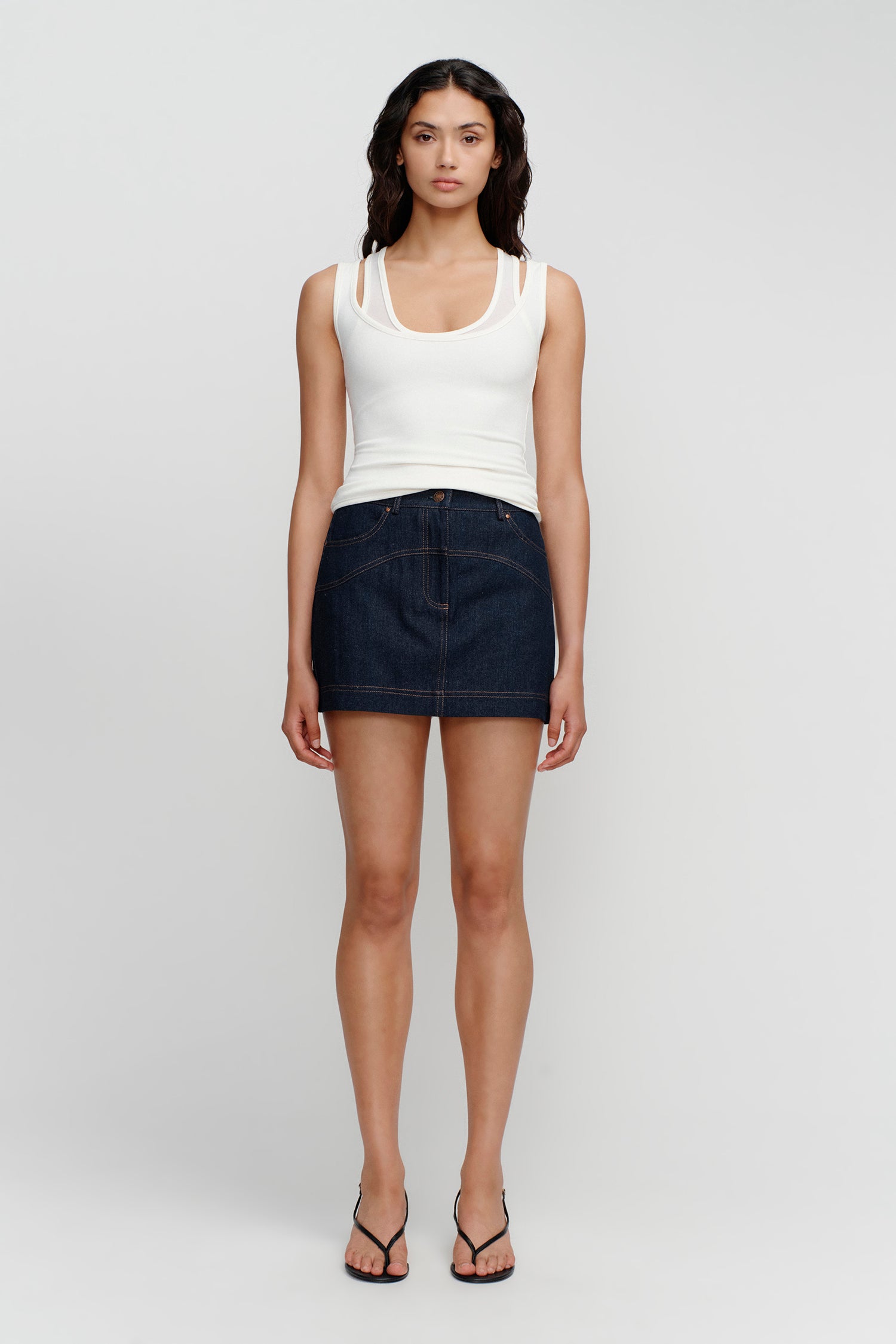 Denim skirt online best sale