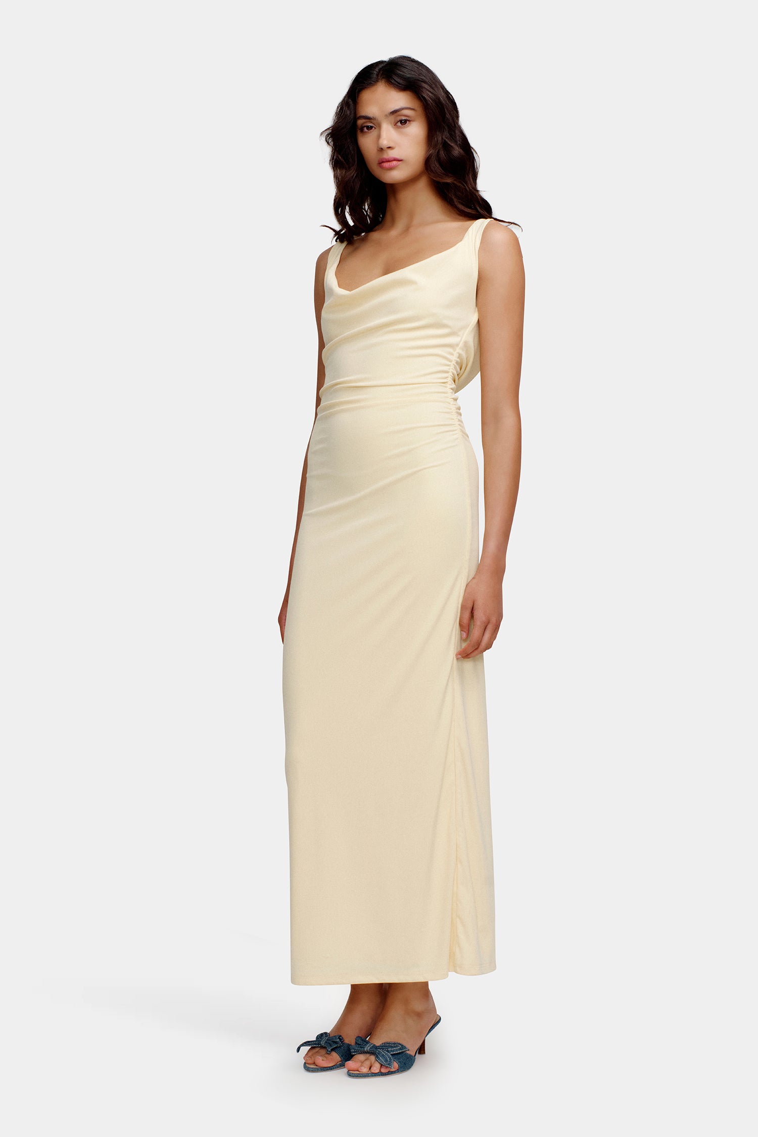 Hariette Midi Dress Butter – OWNLEY ONLINE