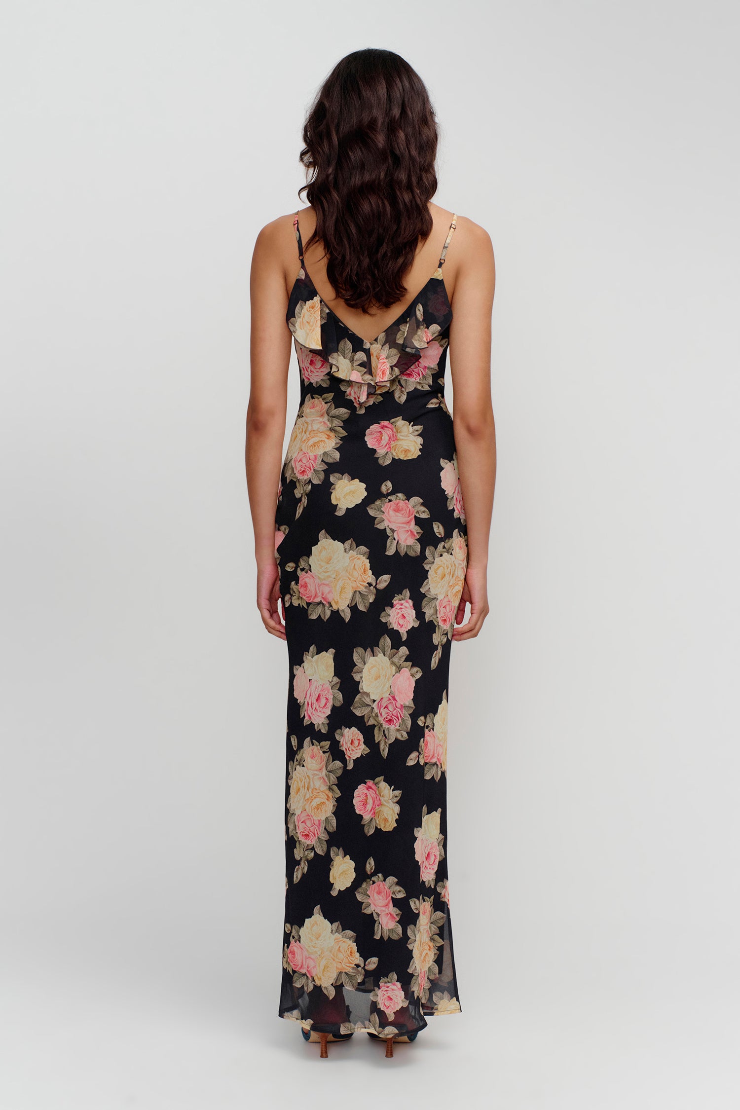 Vintage rose maxi dress outlet