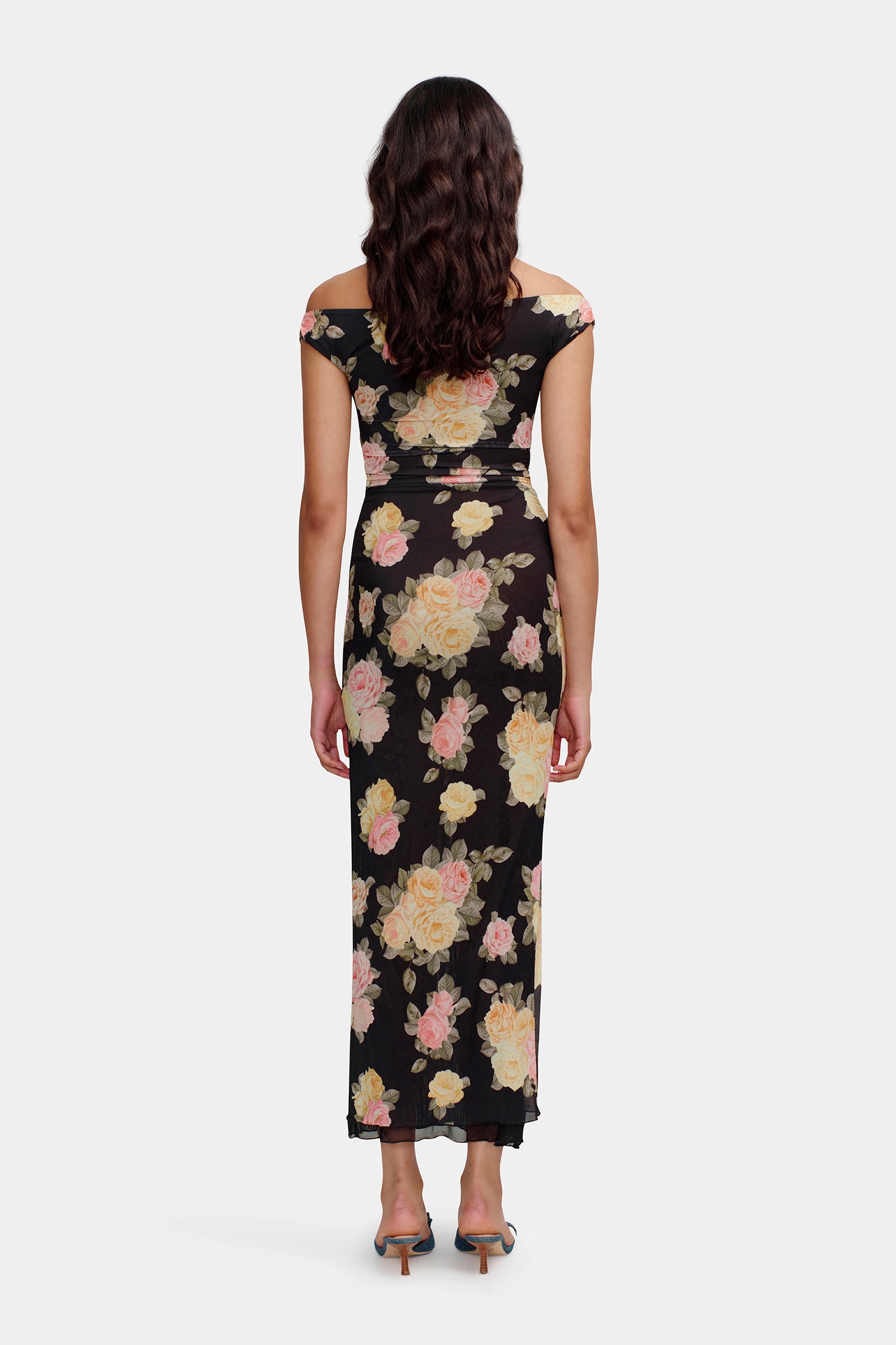 Vintage rose maxi dress discount