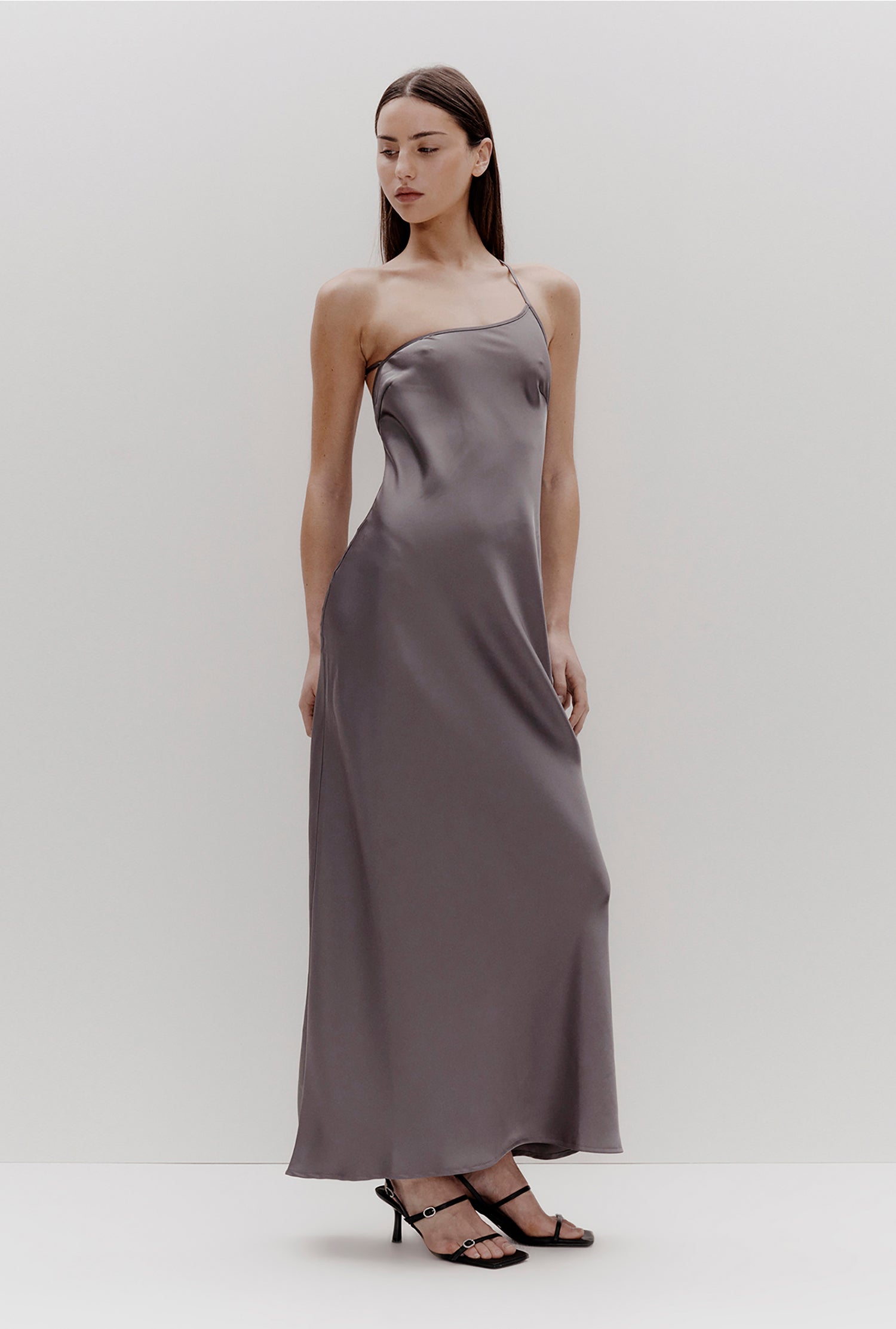 Midnight Dress Gunmetal OWNLEY ONLINE