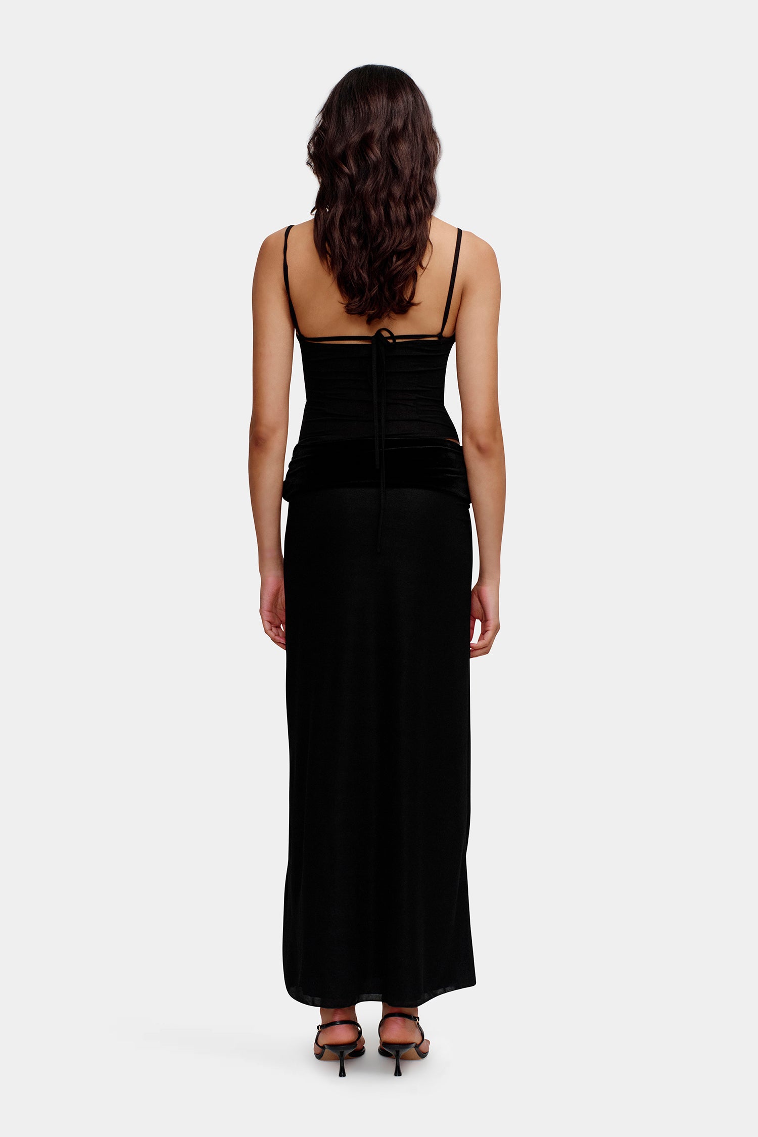 Mischa Midi Skirt Black