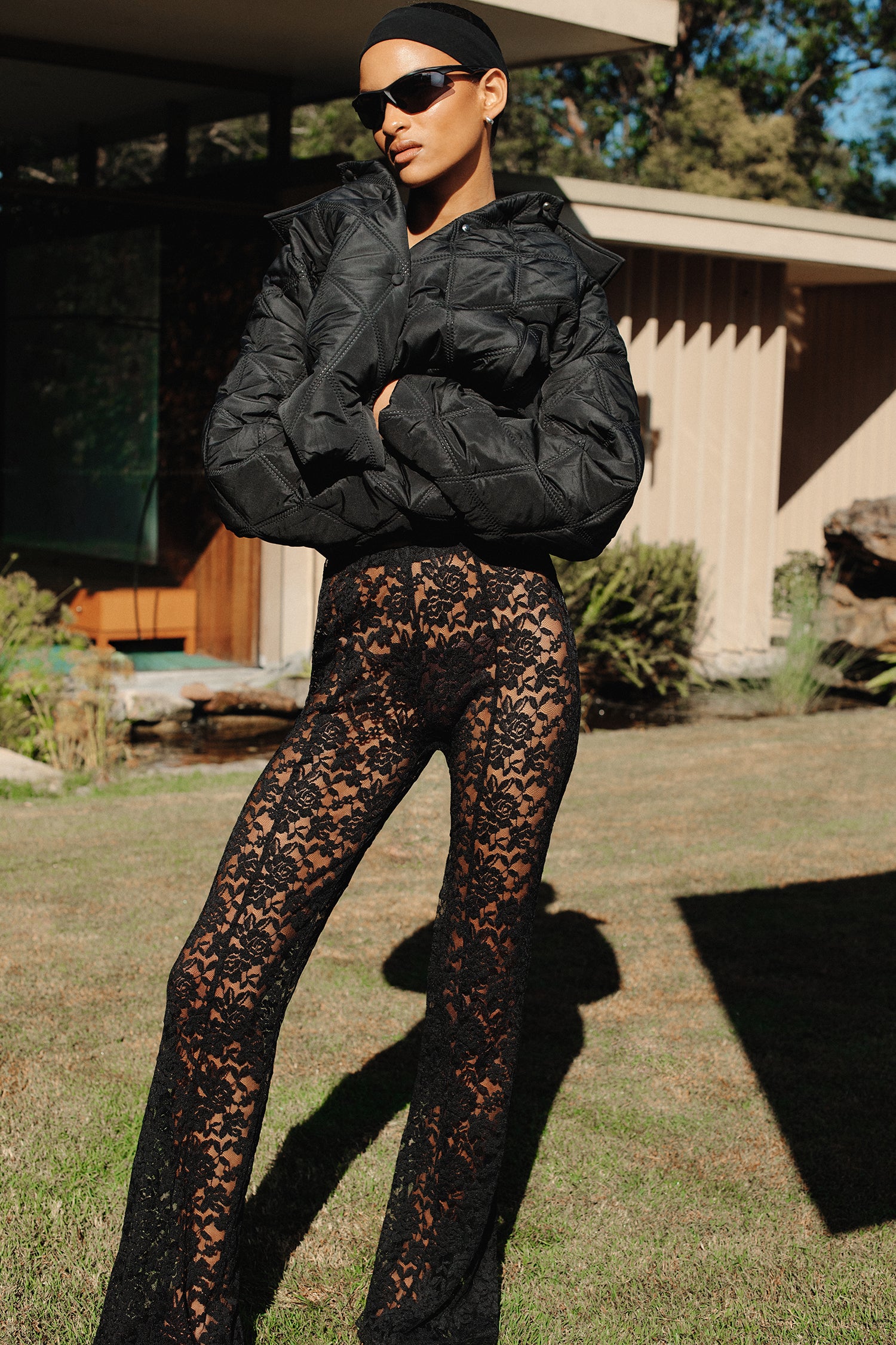 Evangeline Lace Pant Black – OWNLEY ONLINE