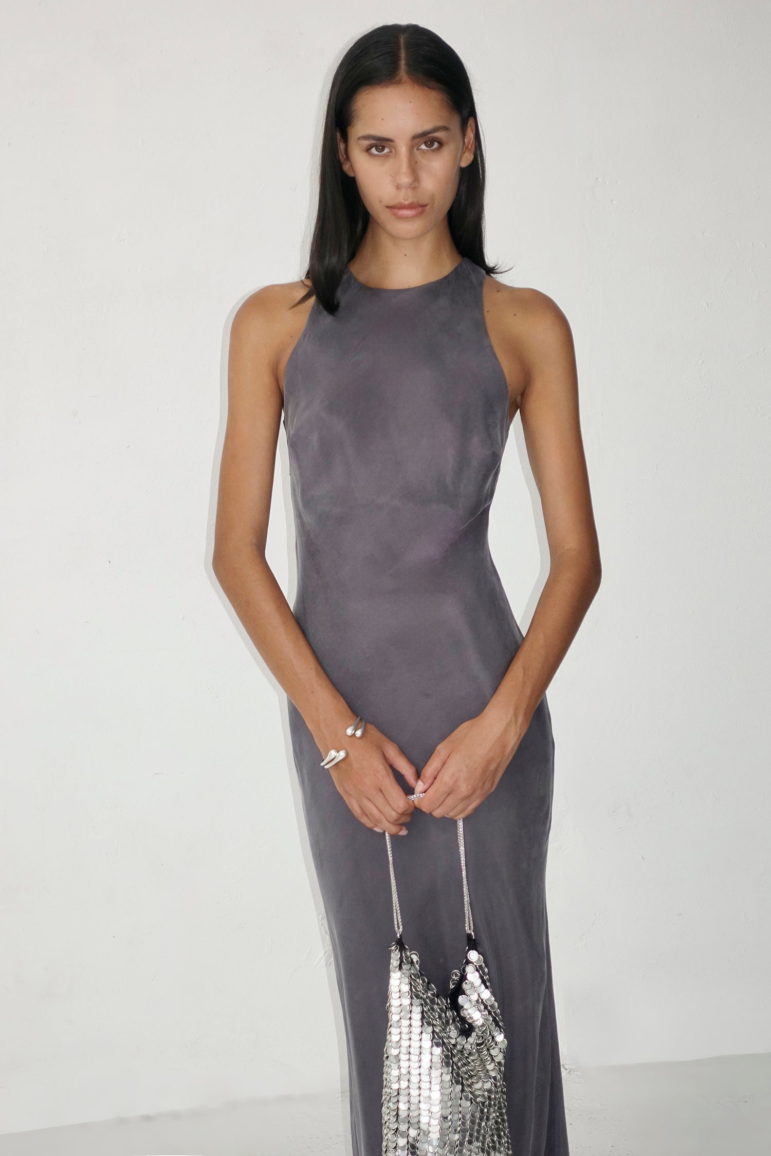 Sienna Slip Dress Slate
