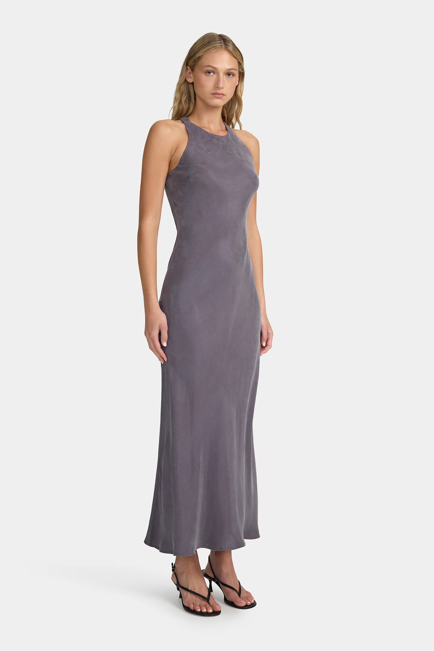 Sienna Slip Dress Slate