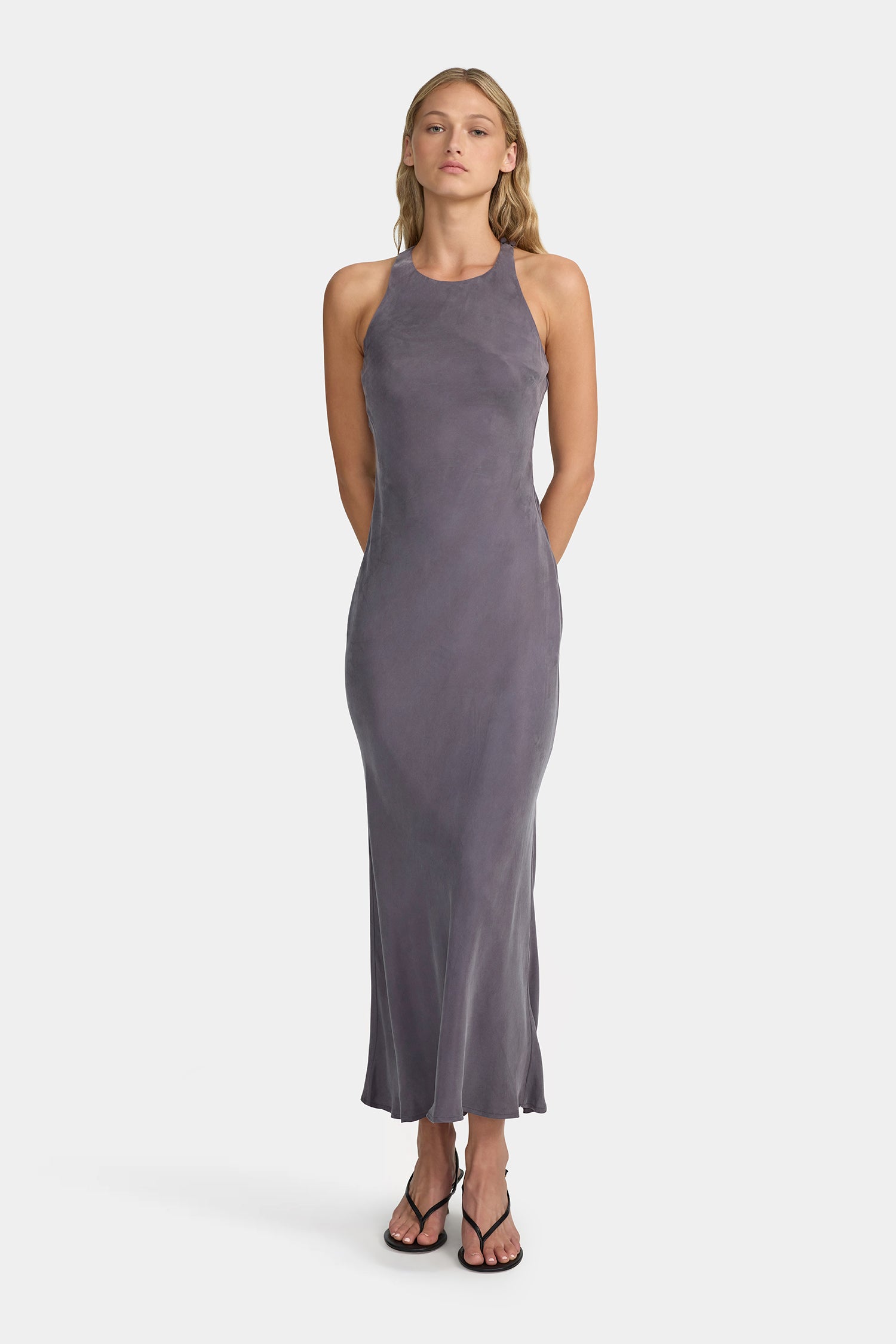 Sienna Slip Dress Slate