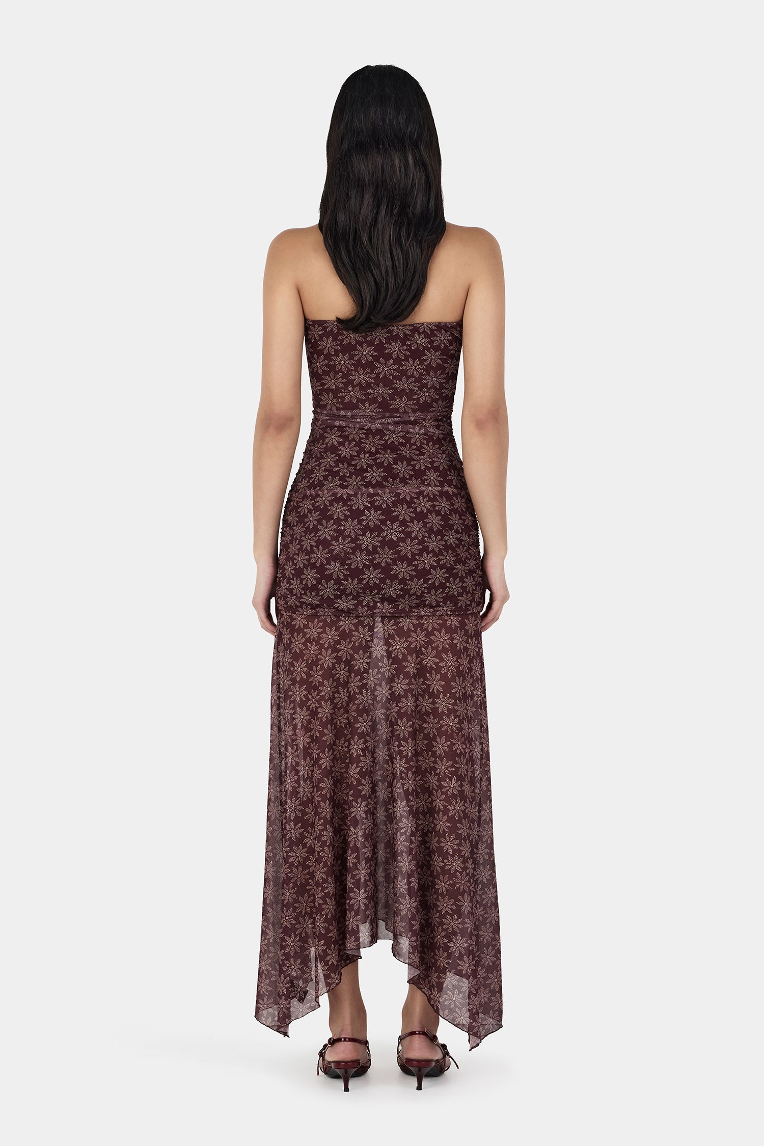 Zella Midi Dress Daisy Dot Cherry | Women Midi Dress