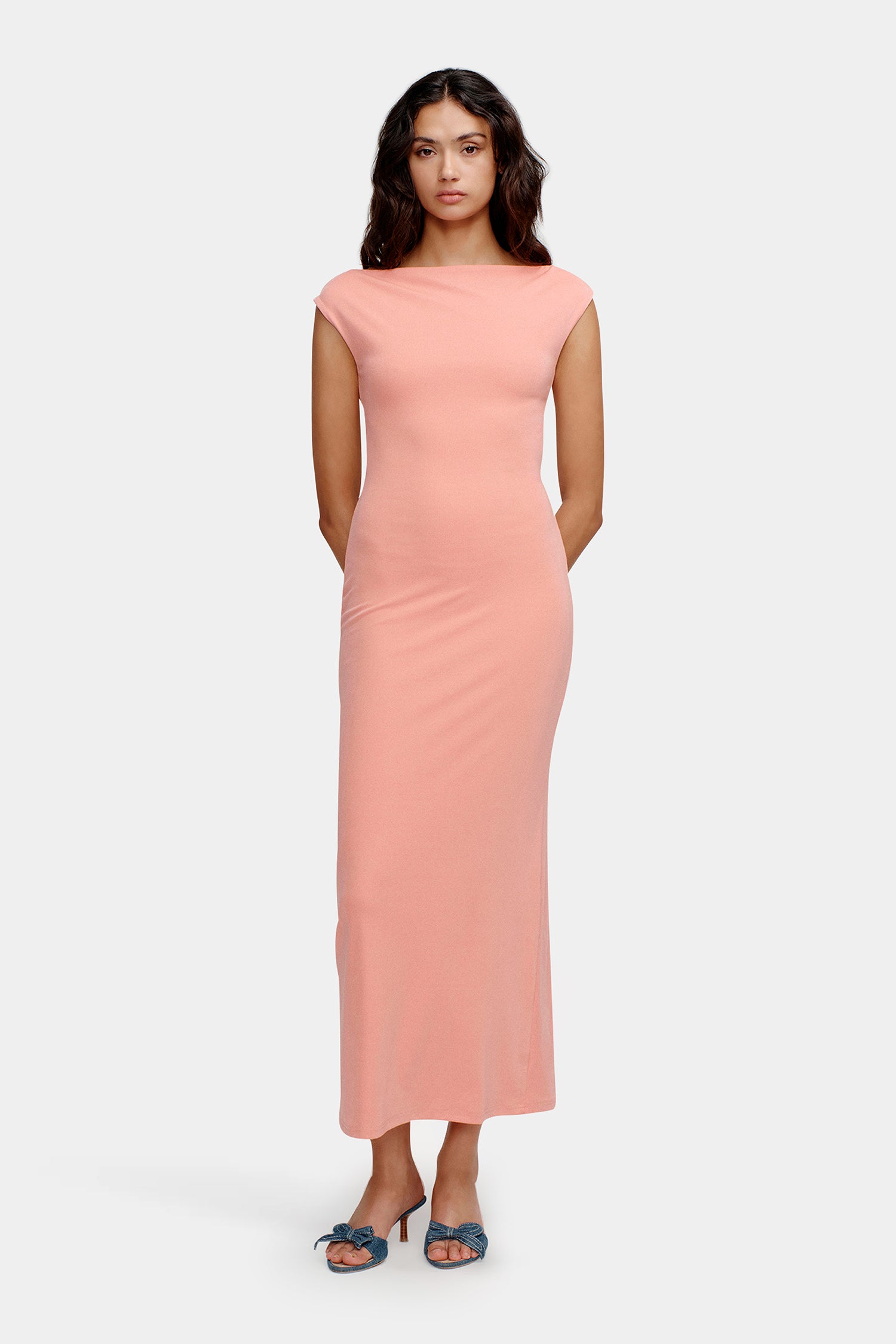 zulu midi dress Zulu Midi Dress Charcoal  OWNLEY ONLINE