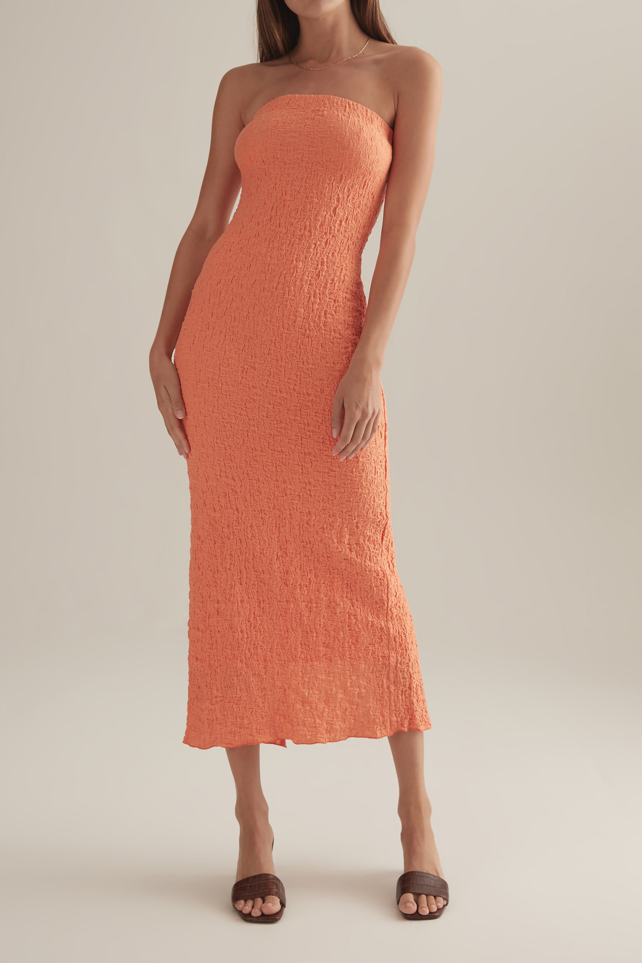 Petra Dress Aperol Spritz  OWNLEY ONLINE